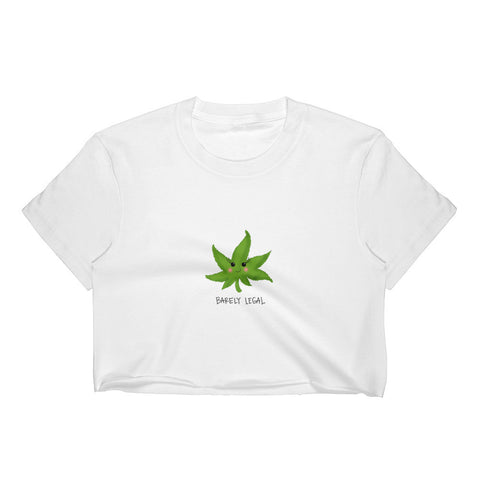 Women's Crop Top - Barely Legal